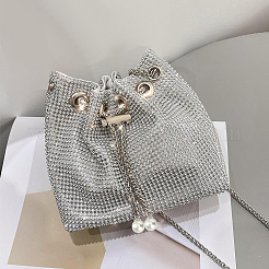 2 шт. сплава цепи для затягивания шнурка для сумки-ведра DIY-WR0003-08P