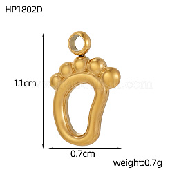 Подвески из нержавеющей стали 304&nbsp;STAS-OY007-21G