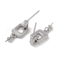 Латунь с фурнитурой для сережек-пусетов-ракушек KK-G497-32P