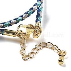 Fabrication de colliers tressés en cordon polyester&nbsp;MAK-L043-03G-13