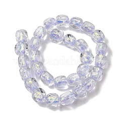 Нити из фольгированных бусин лэмпворк ручной работы&nbsp;FOIL-C002-01A