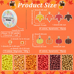 Набор для изготовления браслета на осеннюю тематику своими руками DIY-OC0010-61