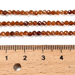 Натуральный оранжевый гранатовый бисер пряди&nbsp;LS-G-RM2025-03-2.5mm