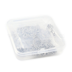 4 шт. 4 стиля ожерелий-чокеров из нержавеющей стали 304 для женщин&nbsp;NJEW-TA0001-21