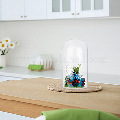 Стеклянные крышки купола cloche GLAA-WH0057-07