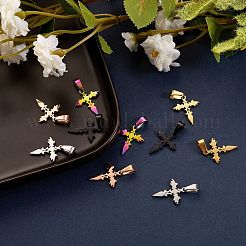 10 шт. подвески из нержавеющей стали 304 двух цветов&nbsp;STAS-SZ0001-45