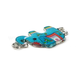 Breloques de connecteur en alliage de zinc&nbsp;FIND-WH0108-91K