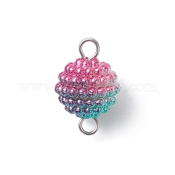 Акриловые круглые подвески-фигурки в форме ягод из искусственного жемчуга PALLOY-JF04422-01