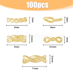 100 stücke 10 stil legierung cabochons&nbsp;MRMJ-HY0001-22