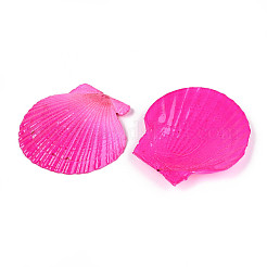 Большие подвески из натуральной ракушки гребешка SSHEL-T017-14M