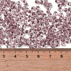 Perles de rocaille en verre de couleurs transparentes&nbsp;X1-SEED-P006-02A-13