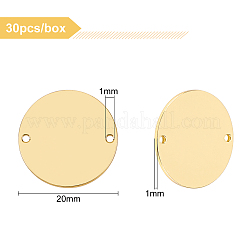 Гладкие латунные звенья&nbsp;KK-BC0001-50G