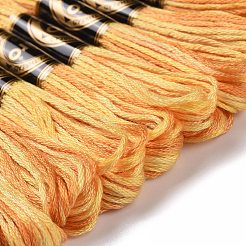 10 моток двухслойной полиэфирной нити для вышивания&nbsp;OCOR-K006-A29