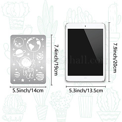 Трафареты для резки металла из нержавеющей стали DIY-WH0289-126