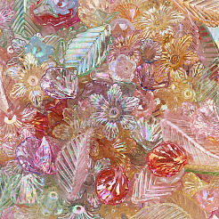 300 шт. 6 прозрачных акриловых колпачка для бусин TACR-CD0001-03