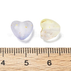 Матовые прозрачные акриловые бусины&nbsp;X-OACR-F013-01