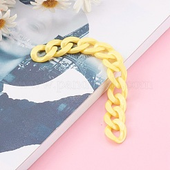 Непрозрачные акриловые цепочки ручной работы AJEW-JB00925-04