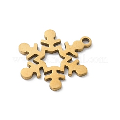Pendentifs de Noël en acier inoxydable 201&nbsp;STAS-S157-02E-G