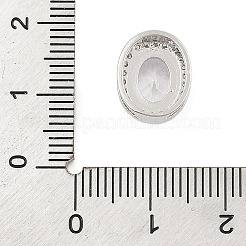 Латунные микро проложить кубического циркония слайд подвески ZIRC-I068-11P