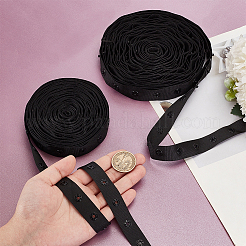 Пластиковая застежка-кнопка отделка лентами полиэстеровые ленты DIY-WH0632-31A