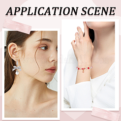 400 шт. 2-х цветные пластиковые колпачки для бусин KY-SC0001-97