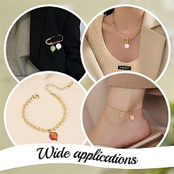 120 шт. подвески из гальванического непрозрачного стекла FIND-HY0001-36