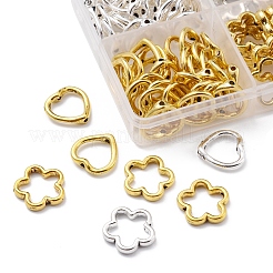 100 шт. 4 оправы из сплава в тибетском стиле FIND-FS0001-74