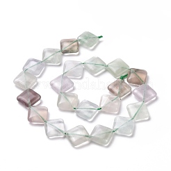 Естественно ромб флюорита бисер пряди G-L254-08