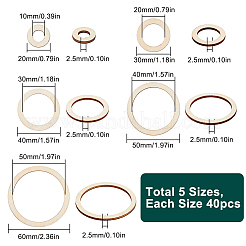 200 шт. 5 вида деревянных фигурок WOOD-SP0001-18