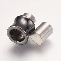Fermoirs magnétiques en acier inoxydable 304 avec emembouts collées&nbsp;STAS-E144-054B