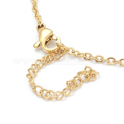 Ожерелья с подвесками в виде креста из латуни с микропаве и кубическим цирконием NJEW-F281-08