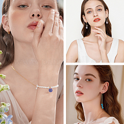 60шт 10 цвета непрозрачные акриловые бусины&nbsp;OACR-GO0001-06