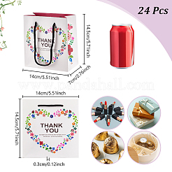 Подарочные пакеты для хранения подарков в виде цветка в форме сердца ABAG-WH0038-77C