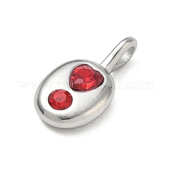 Ciondoli in strass in acciaio inossidabile 304&nbsp;RB-CBA3619-01