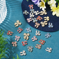 32 stücke 8 stile legierung strass anhänger&nbsp;ALRI-TA0001-44