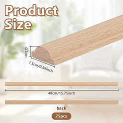 25 Stück Holzdeckenleiste&nbsp;AJEW-OC0016-05I