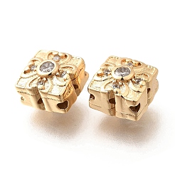 Латунные микропаве из прозрачного кубического циркония KK-M318-34G-01