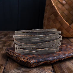 5 м плоские шнуры из коровьей кожи WL-GF0001-27B-02