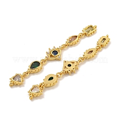 Подвески-коннекторы в виде глаз&nbsp;KK-C074-18G