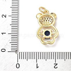 Ottone micro spianare pendenti zirconi&nbsp;KK-Q068-04A