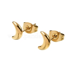 Ohrstecker aus 304 Edelstahl für Damen&nbsp;EJEW-G459-01B-G