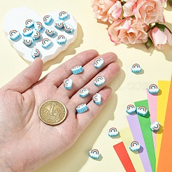 30шт бусины из полимерной глины ручной работы CLAY-YW0002-26A