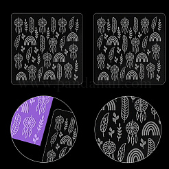 Доски с текстурой акриловой глины DIY-WH0498-0018