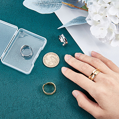 4 шт. 2 цвета латуни твист-волна открытые манжеты набор для женщин&nbsp;RJEW-NB0001-02