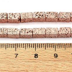 Гальванические бусины из натуральной лавы G-I360-K01-03