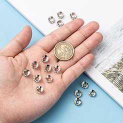 Латунные бусины разделители для поставки стразов X-RB-A020-9mm-01P