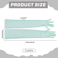 2 пара перчаток из тюля&nbsp;AJEW-ME0001-72