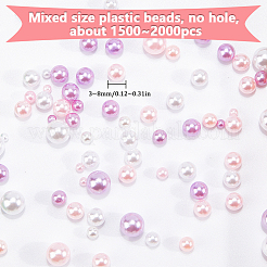 2 набор пластиковых бусин&nbsp;KY-SC0002-24E