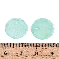 Шармы-диски из натуральной ракушки капиз&nbsp;LS-X1-BSHE-T014-02D