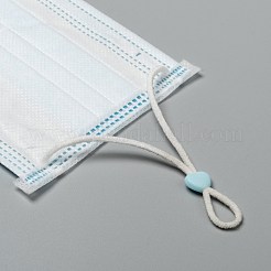 Сердце ПВХ пластиковый шнур замок для крышки рта&nbsp;KY-D013-04H